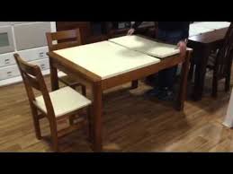 95 de la ebanistería española, y grandes profesionales del mueble de españa. Mesa Extensible Cuadrada De Madera Youtube