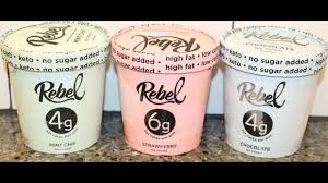 Killer creamery ice creams take that one step further. Rebel Keto Ice Cream Mint Chip Strawberry Chocolate Review Youtube