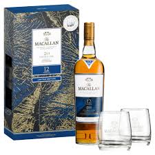 Macallan Double Cask 12 Year Old Glasses Gift Pack 700ml Mybottleshop Australia
