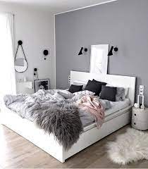 Love This Beautiful Grey And Pink Bedroom Bedroom Makeover House Rooms Bedroom Design