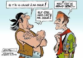 Goutal 2019 04 04 France Emmanuel Macron En Corse Grand Debat Humour Corse Caricatures