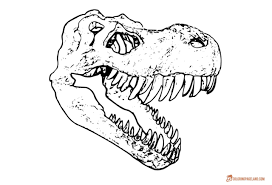Robot t rex coloring pages. T Rex Realistic Dinosaur Coloring Pages Novocom Top