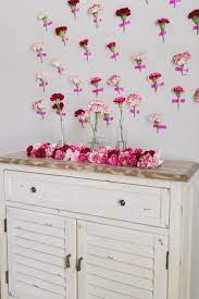 Diy Carnation Flower Wall The Bride S Cafe Flower Wall Carnations Carnation Flower