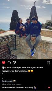Born august 8, 2000) is a canadian professional tennis player. Roger Federer Felix Auger Aliassime Is Officially The Adopted