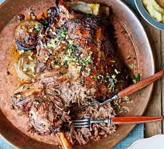 Slow Roasted Shoulder Of Lamb Recipe Bbc Good Food Recipes Lamb Recipes Lamb Shoulder Roast