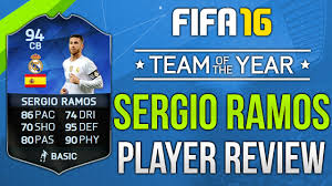 Lets smash 800 likes on this fifa 15 toty ramos player review, toty ramos (94) is the latest inform fifa 15 ultimate team. Fifa 16 Toty Sergio Ramos Review 94 Fifa 16 Ultimate Team Player Review Youtube