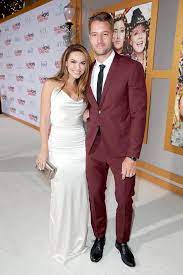 Justin Hartley And His Wife Show Off Their Wedding Bands On First Red Carpet Since Tying The Knot Justin Hartley Gowns Celebrity Weddings