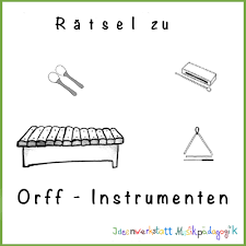 Am ende gibt es noch eine kleine auswertung und eine urkunde. Ratsel Zu Orff Instrumenten