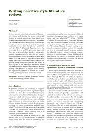 Sehingga pembahasan kontribusi dan analisis tidak dapat dilakukan dengan sangat mendetil seperti pada jurnal. Pdf Writing Narrative Style Literature Reviews