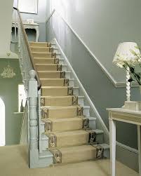 The colour changes under different light conditions from a pale powder blue to a quite intense aqua, very beautiful effects. Wallpaper Ideas Hall Stairs Landing Novocom Top