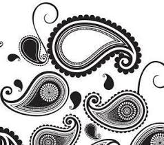 Black And White Paisley Pattern Vector 403 Forbidden Paisley Paisley Stencil Daddy Tattoos