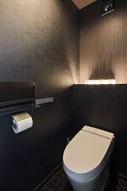 シックなトイレ モダン トイレ トイレのデザイン トイレ インテリア