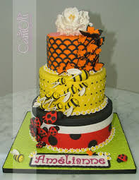 Gateau Avec Petits Insectes Cake With Small Insect Cake Designs Cake Desserts