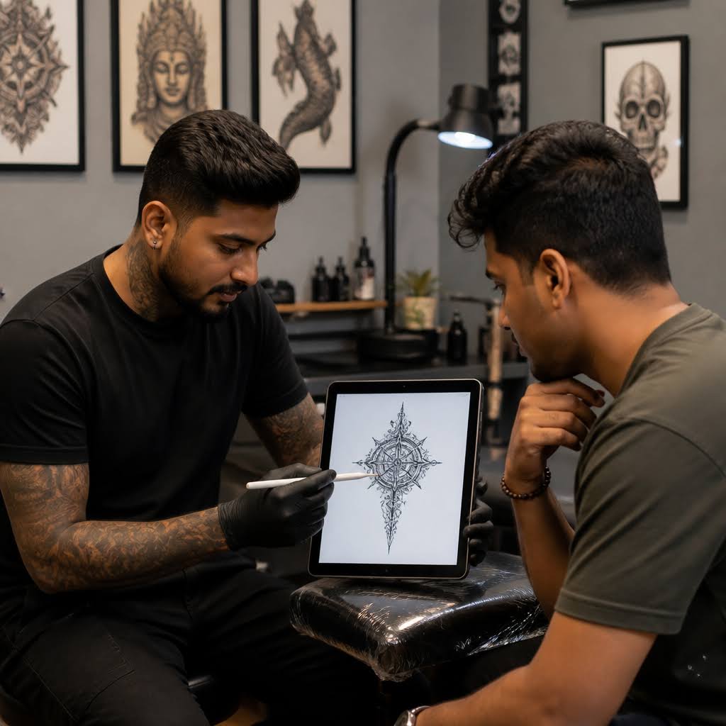 Custom Tattoo Design in Lingarajapuram product image