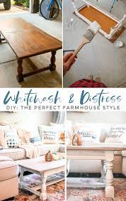 No one could believe it was the same table. How To Whitewash Distress Furniture Diy Farmhouse Coffee Table Simply Taralynn Food Lifestyle Blog