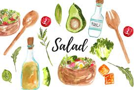 Please use and share these clipart pictures with your friends. Watercolor Food Salad Clipart Watercolor Food Salad Recipes Food Clips