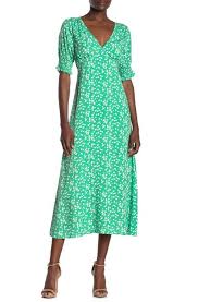 Lush Floral 3 4 Length Midi Dress Nordstrom Rack In 2020 Tiered Maxi Dress Nordstrom Dresses Dresses