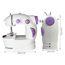 During sewing the needle descends through the fabric to the bottom of its stroke and as the needle rises a loop of sewing thread is formed in the scarf of the needle. Sewing Machines Portable Mini Electric Household Crafting Mending With Foot Pedal Cutter Light For Home Beginners Kids Purple Sewing Machines Aliexpress