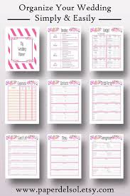 Wedding Planner Printable Wedding Planner Book Planning Etsy Wedding Planner Printables Wedding Planner Book Planner Book