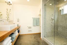 If your shower is tiled with large floor tiles which are dense to the point that they won't accept sealer, you should use a small piece of sponge to apply sealer to the joints only. The 7 Best Tile Options For The Bathroom Floor Bob Vila