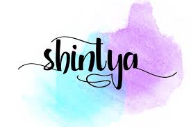 Ameliya script font is a hand calligraphy font, it's interesting because it has a soft, clean, feminine, sensual, glamorous, simple and very easy to read typeface, because there. Shintya 1638 Script Font Bundles