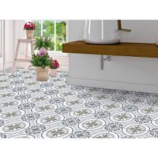 Tie the fabric sleeve in a knot at each end of the weeping tile. Havana White Garden 22 5cm X 22 5cm Wall Floor Tile