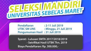 Biaya pendaftaran spmb stis 2021. Biaya Mandiri Uns Ops Sekolah Kita