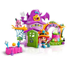 Prueba estos juegos que toman lugar en la comodidad acogedora de una casa. Set De Juego Pinypon Action Casa Encantada De Las Brujitas Walmart En Linea
