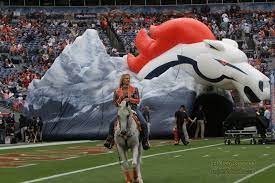 Denver Broncos Mascot Denver Broncos Inflatable Horse Mascot Photo Andy Lopusnak Photos Denver Broncos Denver Broncos Team Broncos