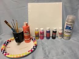 Easy desert acrylic painting learn to paint a simple sunset background with three different cacti in the landscape. Paint A Mountain Sunset For Beginners 10 Steps With Pictures Instructables