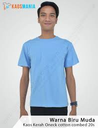 Senin, agustus 19, 2019 1 komentar. Kaos Polos Biru Muda Archives Cetakkaosmania