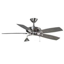 Hampton Bay Gazebo Ii 52 In Indoor Outdoor Brushed Nickel Ceiling Fan With Light Kit Yg188 Bn The Home Depot Brushed Nickel Ceiling Fan Ceiling Fan With Light Ceiling Fan