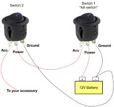 Starter solenoid wiring diagram for lawn mower. On Off Switch Led Rocker Switch Wiring Diagrams Oznium