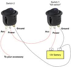 5 pin blue rocker on/off switch safety flag whip light. On Off Switch Led Rocker Switch Wiring Diagrams Oznium