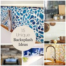 Ceiling to demarcate small kitchen space 15 Unique Kitchen Backsplash Ideas