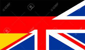 Finde und downloade kostenlose grafiken für flagge deutschland. Sehr Grossen Grosse Ein Halb Grossbritannien Halb Deutschland Flagge Lizenzfreie Fotos Bilder Und Stock Fotografie Image 13538705
