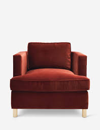 Belmont Accent Chair Paprika By Ginny Macdonald In 2020 Velvet Chair Accent Chairs Velvet Living Room
