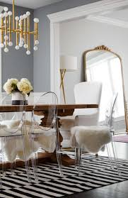 Adorable Acrylic Dining Chairs Also Zebra Rug Pattern Also White Fur Chair Cover Huge Antique Mirro Luxury Dining Room Dining Room Small Affordable Dining Room