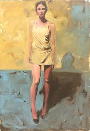 Michael Carson Fast As You Can 2018 Figure Painting Figurative Art Portrait Art
