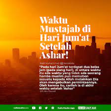 Waktu Mustajab Radio Muslim Jogja