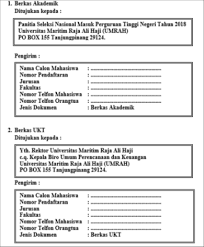 Berita acara pelimpahan penyidikan 83. Pengumuman Verifikasi Data Calon Mahasiswa Lulus Snmptn 2018 Universitas Maritim Raja Ali Haji Umrah