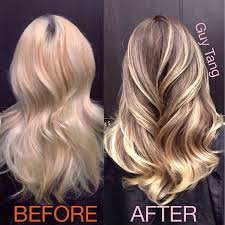 Bleaching dark hair to blonde, especially platinum blonde or white, requires repeating the bleaching process multiple times with several days of rest in between. Pin On Balayage Ombre Collection