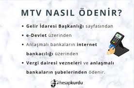 Verginin konusu mtv kanunu'nun 1. Mtv Odemesi Nasil Yapilir Hesapkurdu Com