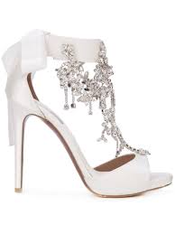 Tabitha Simmons Here She Comes Sandals Farfetch Fancy Shoes Wedding Shoes Bridal Shoes