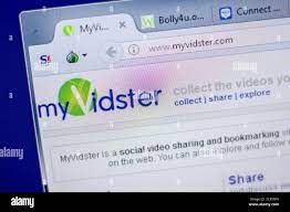 Ryazan, Russia - June 05, 2018: Homepage of MyVidster website on the  display of PC, url - MyVidster.com Stock Photo - Alamy