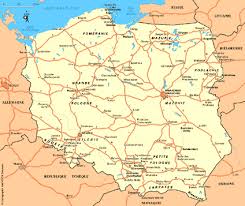 Territoire de la pologne sur la carte de l'europe sur un fond gris. Carte Pologne Plan Pologne Routard Com