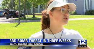 South Eugene High School faces third bomb threat in three weeks