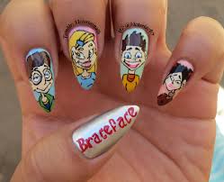 Braceface Cartoon Nails Nail Art Nails Nail Designs Nails Inspiration
