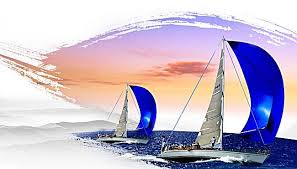 يخت طوف مركب شراعي سفينة الخلفية sailing sea