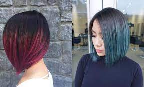 Make your ombre appear more like a gradient by applying thin streaks of bleach product to the upper half of your hair. 23 Best Short Ombre Hair Ideas For 2019 Stayglam